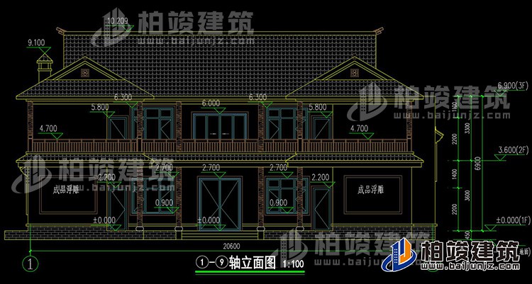 正立面图