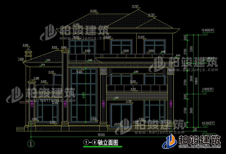 正立面图